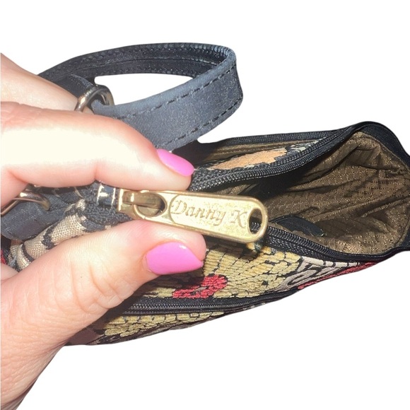 Boho Tapestry Hippy Crossbody Festval Purse 9x6" Made in USA - Picture 6 of 9